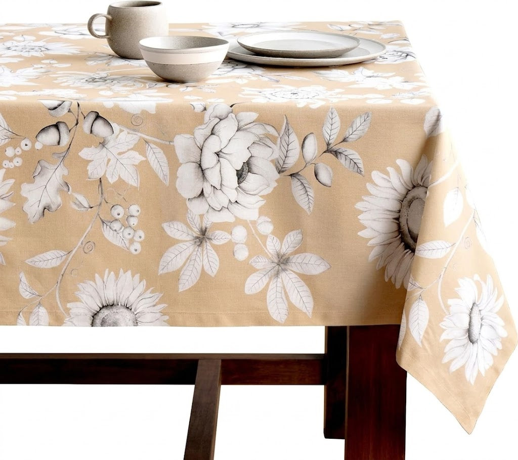 Vintage Petals Table Cover