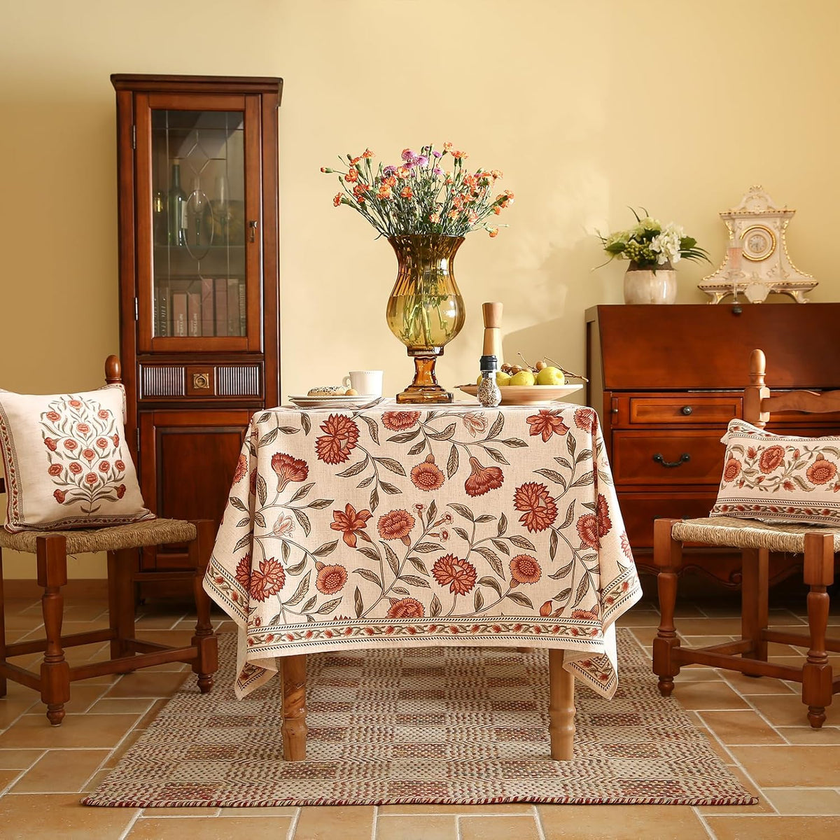 Heritage Blooms Table Cover