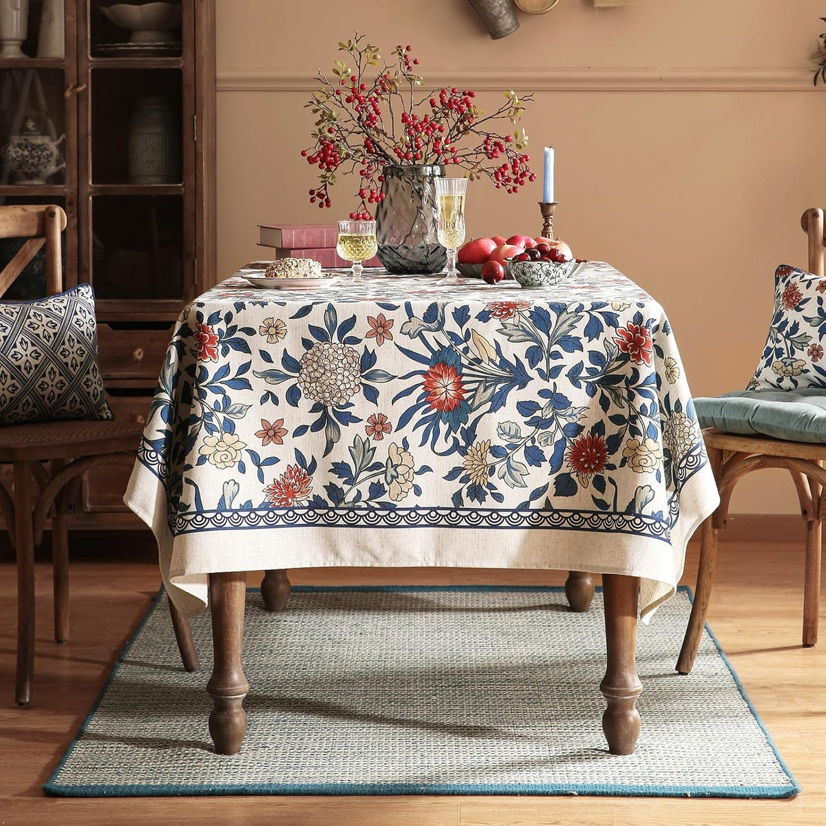 Floral Heritage Table Cover