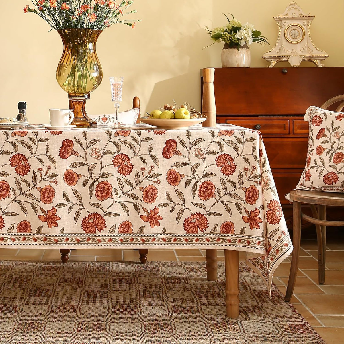 Heritage Blooms Table Cover