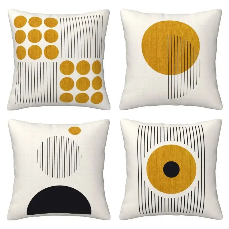 Nordic Minimalist Cushion Covers Pack of 4