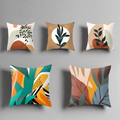 Abstract Floral Cushion Covers (Pack of 5)
