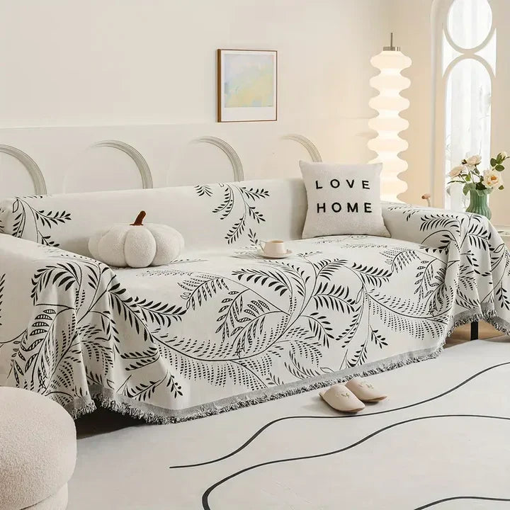 Minimalist Willow Branch Sofa Cover