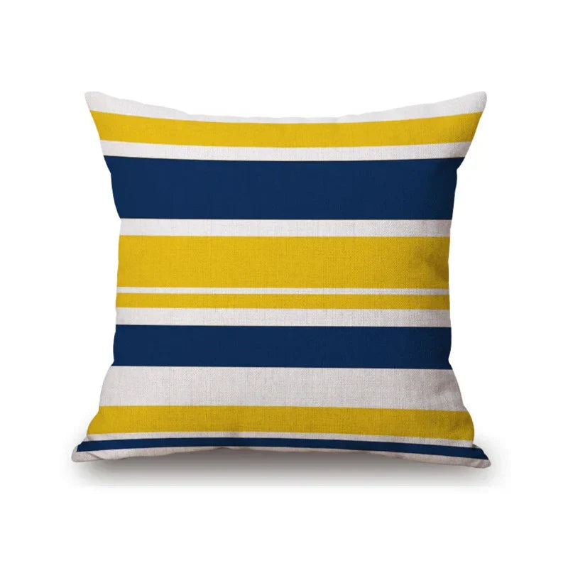 Blue & Yellow Cushion Coves (Pack of 6)