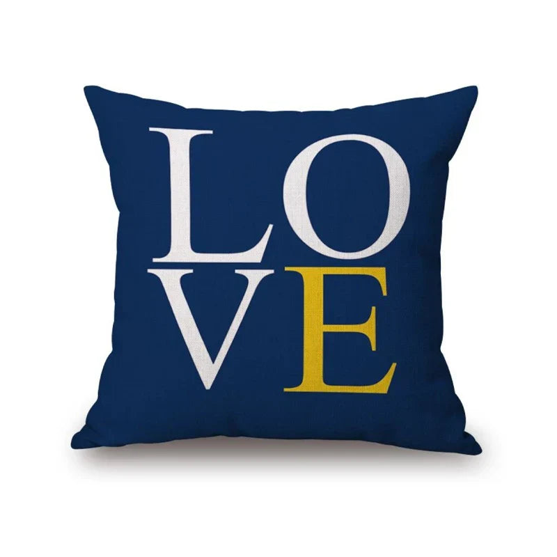 Blue & Yellow Cushion Coves (Pack of 6)