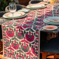 Courtyard Blossom Elegance Table Runner