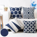 BAIBU PATTERN CUSHION COVERS (PACK OF 4)