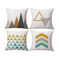 BLUETTEK BURLAP CUSHION COVERS (PACK OF 4)