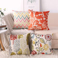 Tropical Flower Cushion Covers Pack of 4